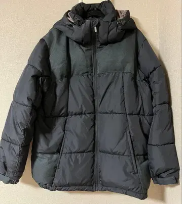 새상품급 CUBIC MEASURE 다운 자켓 충전솜 L 블랙 몇 회 착용