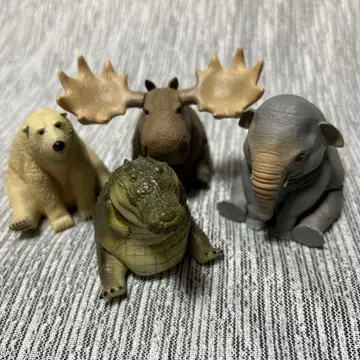 리벤 스튜디오 애니멀 피규어 마스코트 4종