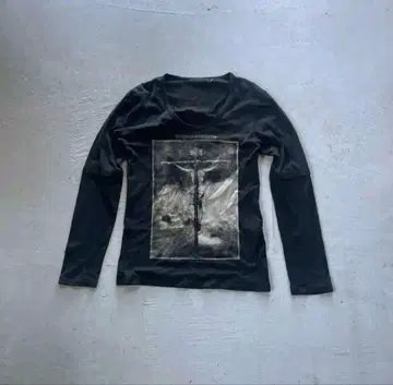 00s y2k Archive FUGA 'christ' 기믹 롱T