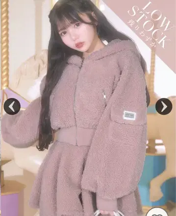 미셸 마카롱 보아 후디 셋업