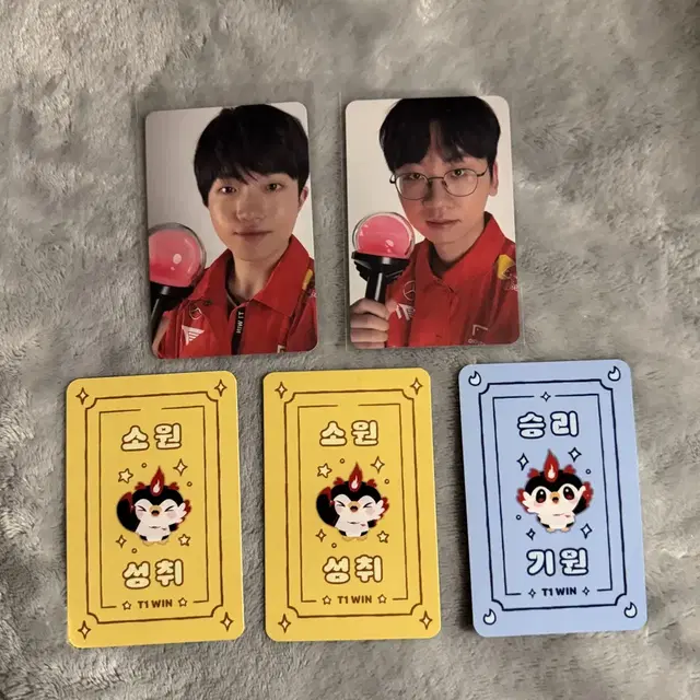 티원 케리아 도란 포카 응원봉 포토카드 홈그 홈그라운드 특전