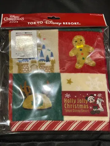 TDR 디즈니 크리스마스 2025 워시 타월