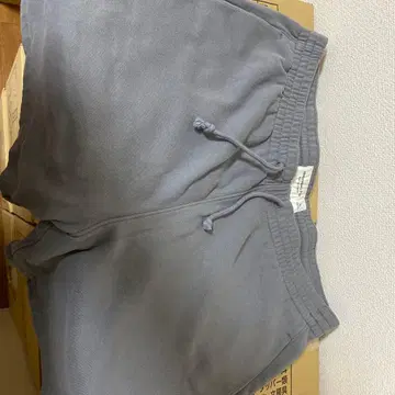 Abercrombie & Fitch 플리스 숏팬츠 XL 그레이