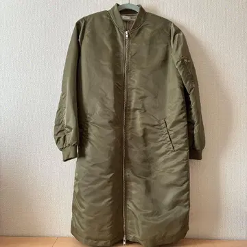 ottilie 롱 MA-1 롱 플라이트 코트