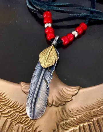 고로즈 상금 특대형 페더 사슴 끈 비즈 커스텀