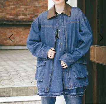 니코앤드 퍼티그 자켓 데님 자켓 커버올