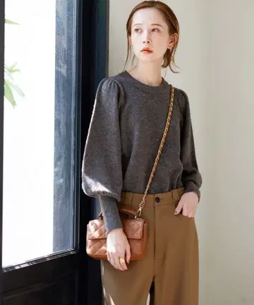 JOURNAL STANDARD 스트레치 에어리 퍼프 풀오버