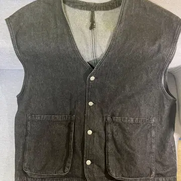 HALHAM 데님 V넥 베스트