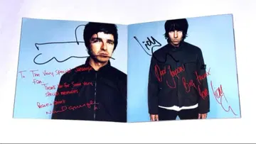 oasis 오아시스 친필 사인 CD 사진 포함