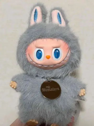 labubu zimomo 그레이 봉제 인형