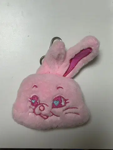 NewJeans TOKKI FLUFFY KEYRING 핑크