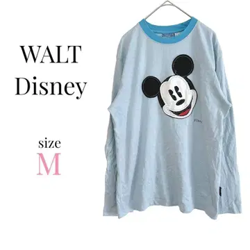 월트 디즈니 [ M ] 미키 아플리케 자수 긴팔 상의 룸웨어