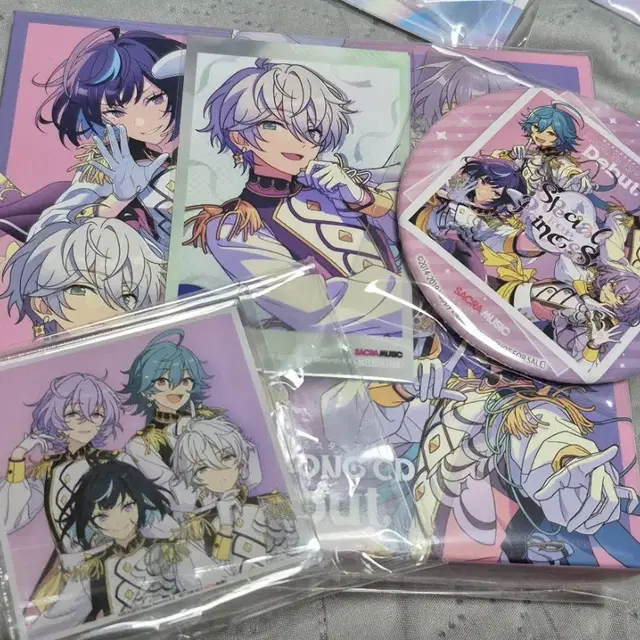 앙스타 에스프리 앨범 초회한정판, 캔뱃지, 포토카드, 아크릴 스탠드