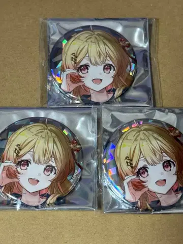 ReGLOSS 2주년 기념 랜덤 홀로그램 캔뱃지 오토노세 카나 5개 세트