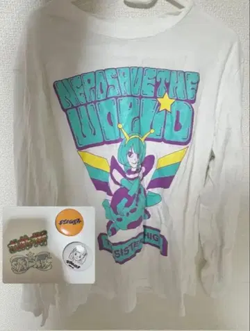 더 시스터즈하이 롱T 스티커 캔뱃지 5종 세트