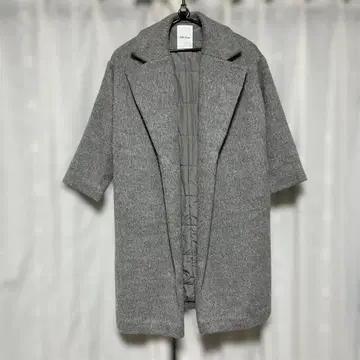 미라 오웬 울 샤기 오버 체스터 코트