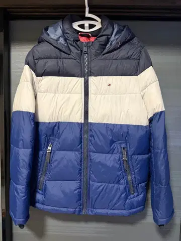 타미힐피거 후드 부착 다운 자켓 남성용 S