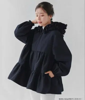 Fitmore 프릴 후드 자켓