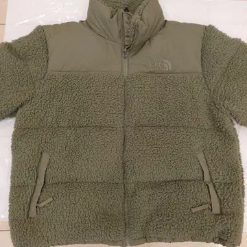 THE NORTH FACE 플리스 다운 자켓 올리브 빅 사이즈