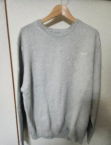 HUF CREW NECK KNIT GY XXL