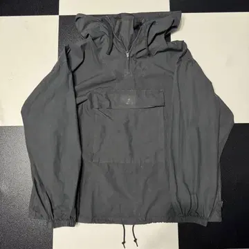 HINSON 후염 블랙 아노락 후드티 리암 갤러거