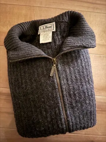 엘엘빈 드라이버스 니트 usa 다크 그레이 80s 90s