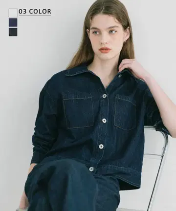 BASEMENT online 데님 자켓