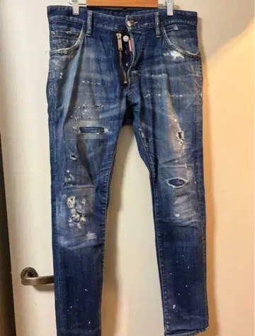 DSQUARED2 데미지 가공 slim fit 사이즈 42