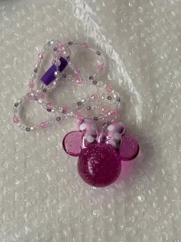 도쿄 디즈니랜드 미니 빛나는 라이트 펜던트 목걸이