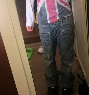 00s tornado mart flare cargo denim