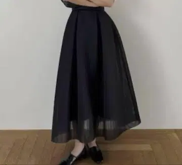CLANE SHEER RUSSELL VOLUME FLARE SKIRT