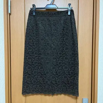 LOUNIE 레이스 타이트 스커트