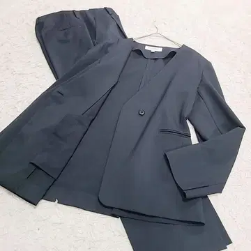 뷰티&유스 노카라 자켓 팬츠 세트 비익 B 출퇴근 취업활동