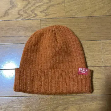 BRXTN 오렌지 니트 모자