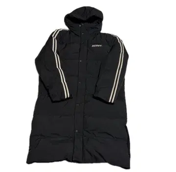 NERDY 스트라이프 롱 다운 자켓 L 사이즈 노르디