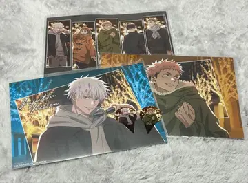 주술회전 말큐브 런치매트 피크 고죠 사토루 이타도리 유우지 집합 5점