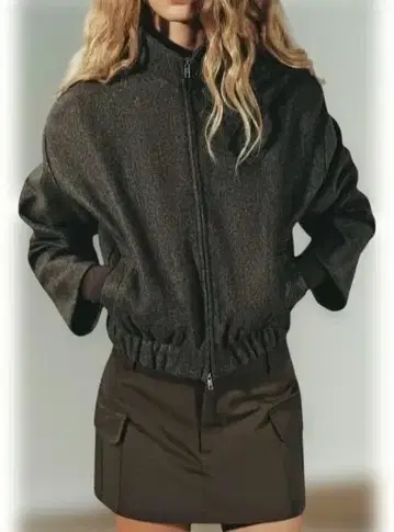 ZARA 소프트 봄버 자켓 S