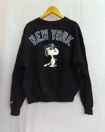 쉽스 빈티지 피넛 x MLB 크루넥 맨투맨 S