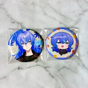 [니지산지 x 마네키네코] 랜덤 캔뱃지 호시미치 쇼 2세트