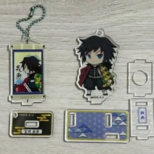 귀멸의 칼날 귀칼 기유 아크릴 스탠드 굿즈 일괄 공구