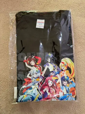 좀비랜드 사가 유메긴가 파라다이스 티셔츠 L 사이즈 사가 한정판