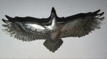 이글 목걸이 탑 실버