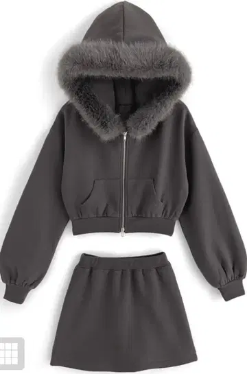 GRL 그레일 후드티 셋업