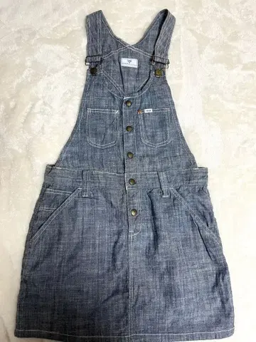 Lee 데님 오버롤 스커트