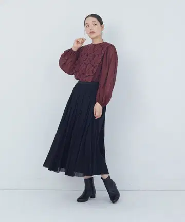 ADIEU TRISTESSE 아두이트리스테스 코튼 샤샤 스커트