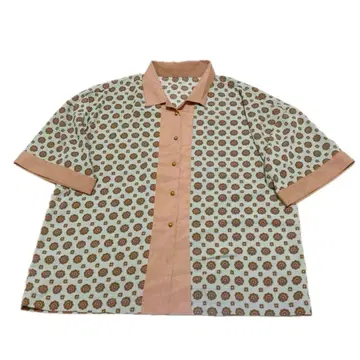 빈티지 올 패턴 귀여운 디자인 레트로풍 셔츠