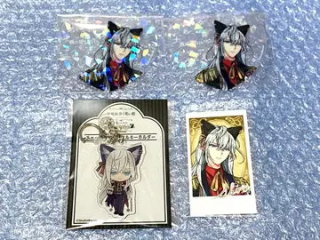 악마집사와 검은 고양이 시로 난자 포토 카드 아크릴 키링