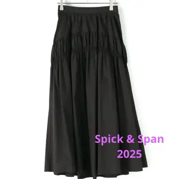 2025 스픽 앤 스팬 코튼 나일론 개더 스커트 36
