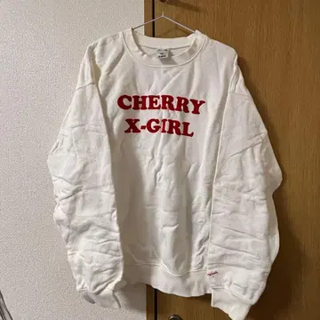 X-girl cherrybaby 맨투맨