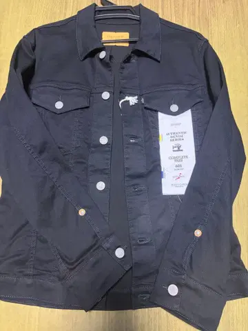 블랙 데님 자켓 S 사이즈